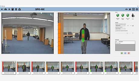 By scanning the crowd before they converge, risk is managed without the need to slow down the footfall further