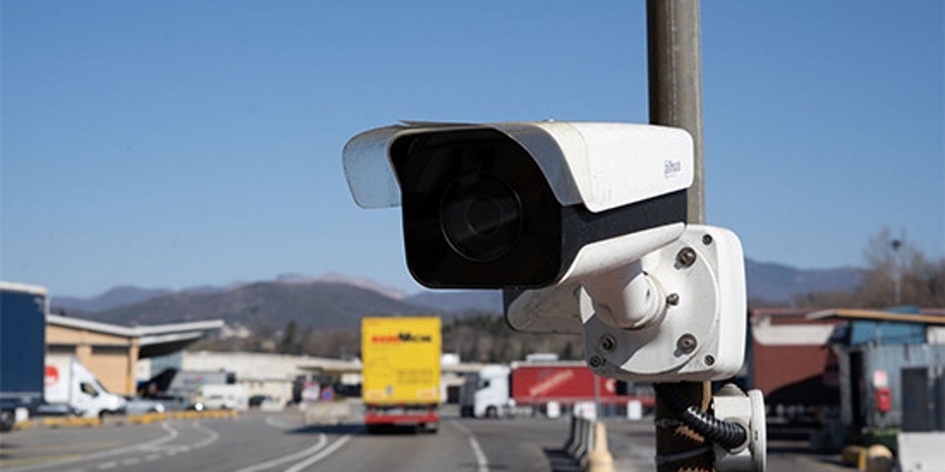 ANPR (Automatic Number Plate Recognition) cameras were installed at the gates to detect the license plate 