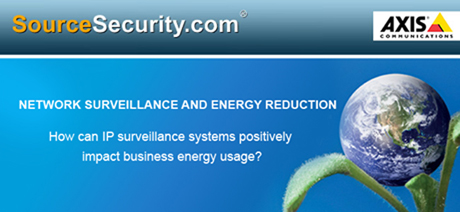 How can IP surveillance systems positively impact business energy usage?
