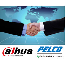 Dahua and Pelco logos