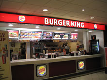 Burger King outlet protected by Hikvision security