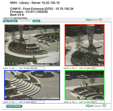 IQ Vcam feature is perfect for providing coverage for the outdoor art installation