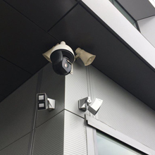 At one site, 24 OPTEX REDWALL SIP external detectors have been specified at the outer perimeter, integrated with PTZ cameras