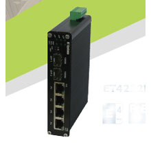 The ET4222PpH features a two-fiber, port-supported cascaded connection ideal for highway CCTV surveillance systems