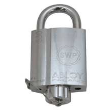 Abloy’s SWP padlocks are available with two levels of protection – with and without a weather seal cap