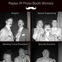 Raytec took over 220 pictures in their IR photo booth at security event, IFSEC 2013, UK