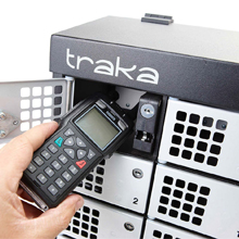 Traka’s intelligent locker system with fault logging means users are able to return damaged or faulty handsets and receive a new device while the broken one is fixed