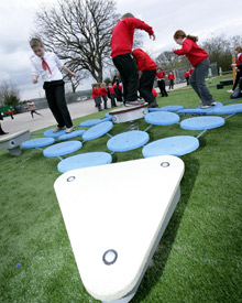 Children playing in the grounds at Little Aston Primary School, which is now kept secure with the help of a CCTV system from Dedicated Micros