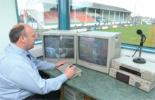 The UR system employs a hard disk recorder, recording images in real-time continuously during fixture days, to provide high-quality evidential footage if required