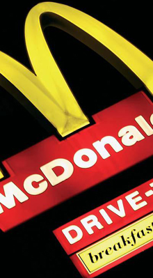 McDonalds, a leading quick service restaurant