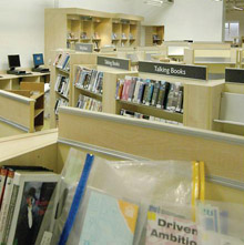 Library at Eltham Centre - network IP surveillance