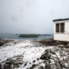 MOBOTIX M24-SEC cameras are installed within a converted coast guard hut on the mainland overlooking the island and provide wide angle coverage 