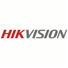 Hikvision logo, the company specialise in surveillance products and solutions