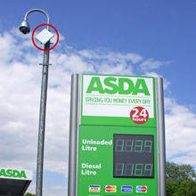 FreeSpace Networks’ CCTV transmission solutions deployed at Asda petrol station