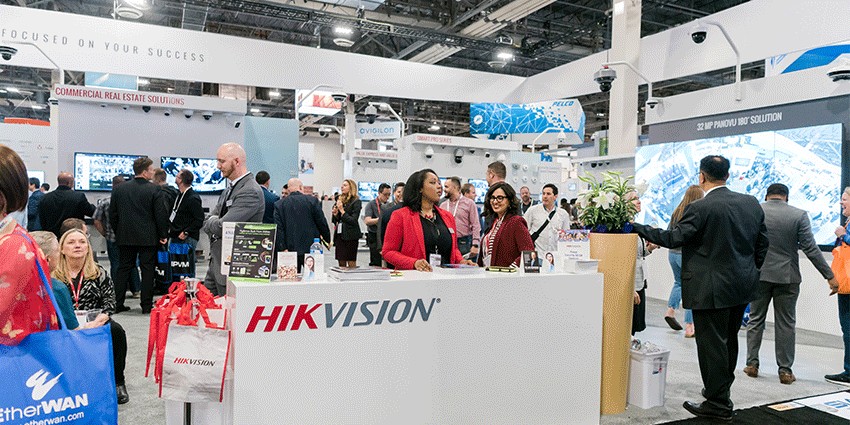 Hikvision unveil brand new booth 