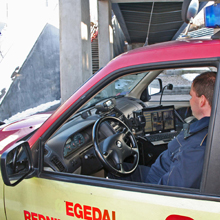Egedal police car