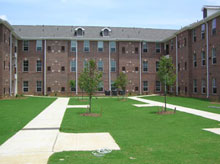 One of the Grambling residence halls