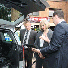 Vehicle tracking with ANPR solutions from NDI-RS is the topic of discussion for Home Secretary