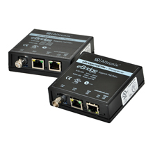 The adapter kit consists of Altronix eBridge100RM receiver and an eBridge100TM transceiver