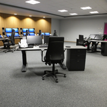 Consoles from Winsted’s EnVision range were specified to provide modular solution which allows future expansion or changes in configuration to meet future operational needs