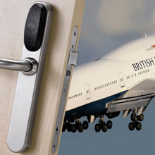 XS4 Mini is a smart, secure access solution housed within a small door handle design for easy mechanical key replacement