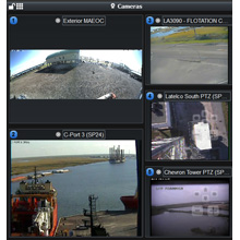 The Milestone video product feeds the C4 common operating picture, enabling the dispatchers to maintain the big picture