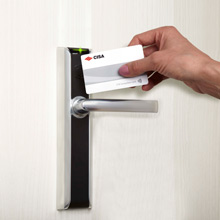 With its elegant and compact Italian design, Allegion’s CISA eSIGNO Contactless Locks require no wiring or invasive work on the door 