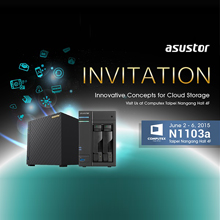 ASUSTOR will be showcasing a range of cloud storage devices designed for both enterprise and home use including its 2, 3, 5, and 7 series rack mount and tower model devices