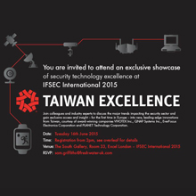 TAITRA is delighted to be showcasing a selection of Taiwan’s latest technology innovations at IFSEC International