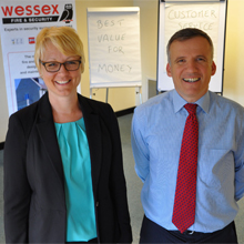 Jess to joins the Senior Management team of Wessex Fire & Security, headed by Managing Director, Installation Manager, & Quality Manager