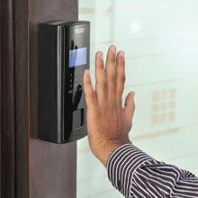 Matrix COSEC DOOR PVR is a unique biometric solution which reads internal vascular pattern of the user palm without touching the sensor or device