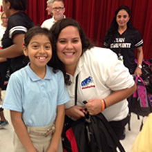 Mission 500 and COPS Monitoring provided school supplies to over 700 pupils