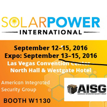 The AISG Critical Infrastructure Group will be on-hand to meet with the more than 15,000 solar pros