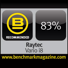Independent product test report by Benchmark Magazine reveals Raytec’s VARIO received 'recommended product status' and a score of 83%