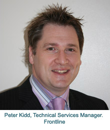Peter Kidd, Technical Services Manager, Frontline Security Solutions