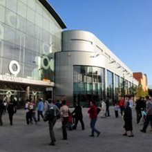 The former Almondvale Shopping Centre and the new Elements Square extension 