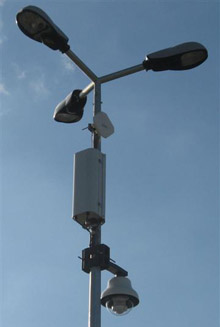 Patented device for urban surveillance systems