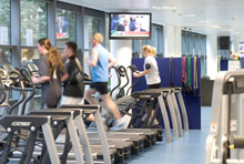 Gym site featuring Siemens access control systems