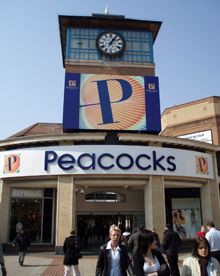 Peacock shopping centre has utilised Axis Security's services for staff and visitor protection