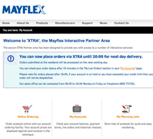 Mayfire, cable, networking and physical security provider, has an online ordering service