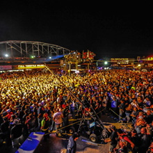 With over 50,000 daily visitors, the Full Throttle Saloon is the epicenter of the Sturgis Motorcycle Rally