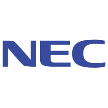 NEC is demonstrating a portfolio that includes its NeoFace face recognition technology, a harbor monitoring network system and display solutions