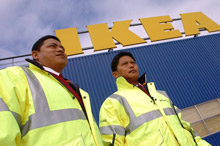 Octavian’s officers on patrol during previous IKEA contract