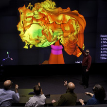 By using 40 double-stacked Christie Mirage WU-L WUXGA projectors, the new theater will feature the latest advancements in seamless visualization technology