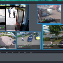 screen showcasing remote surveillance