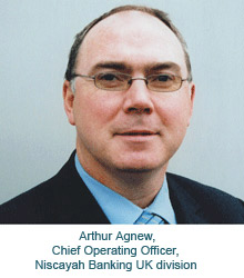 Arthur Agnew, Chief Operating Officer of Niscayah's Banking UK