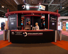 CMP & HID Global's RFID & Smartcard feature stand, IFSEC 2008