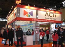 ACTi booth at IFSEC 2009