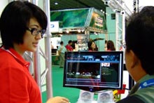 ACTi’s information station called “Sales Agent”