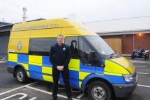 The advanced digital PatrolVu solution from TSS has been fitted out in a large - high roofed - CCTV van